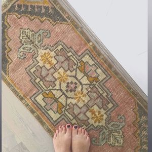 Vintage Mini Rug from Turkey